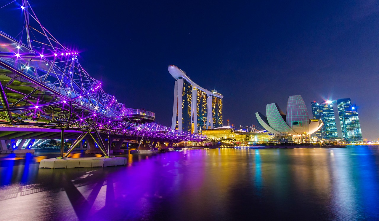 シンガポールの夜景