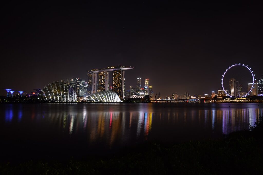 シンガポールの夜景