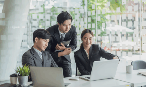 Business Transformation Dashboard in Japanese